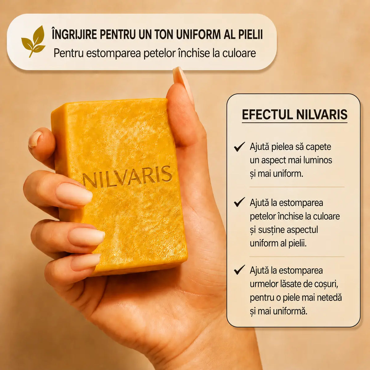 Săpun cu turmeric și acid kojic – pentru uniformizarea nuanței pielii